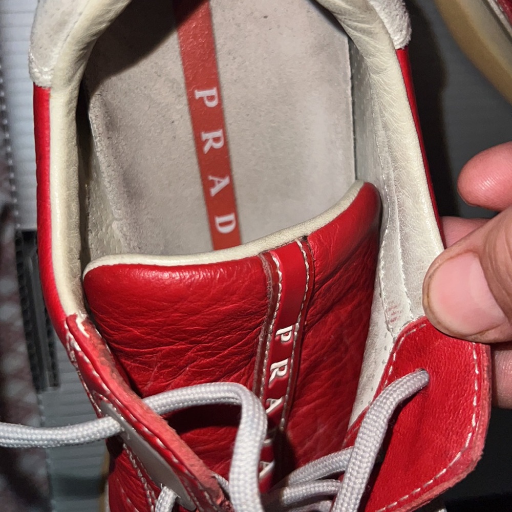Prada Sneakers Trainers Red size 36 EU/ 6 US - 19892185 - Picture 3 of 5